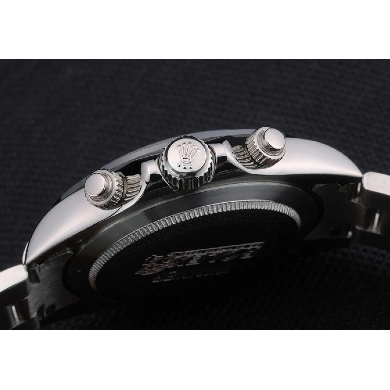 Aaa replica watch Tachymeter Strap Black Ceramic Dial Steep White Stainless 80249 Rolex Daytona 0817